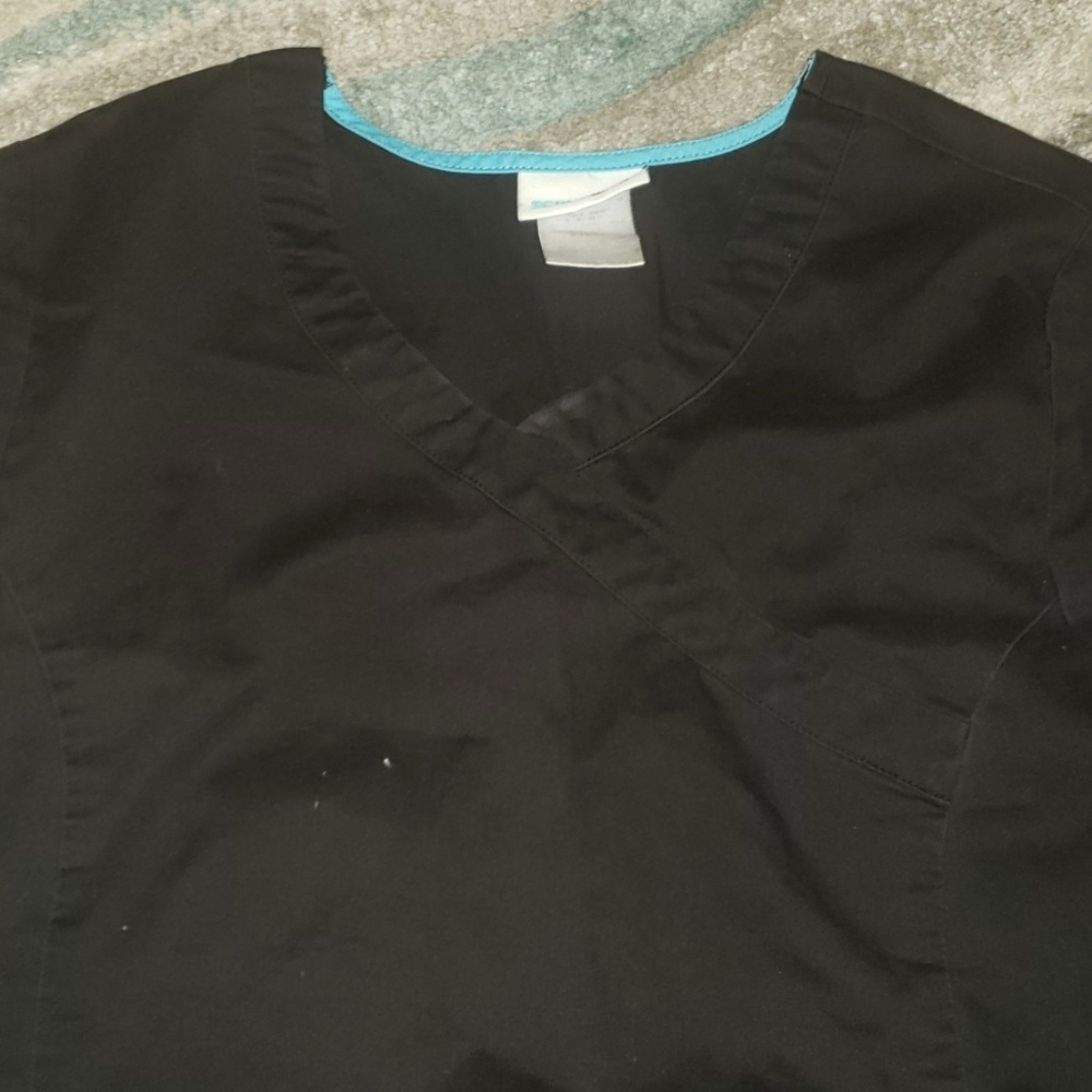 Black Scrub Top